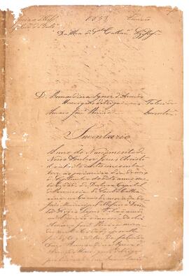 Inventário de Bernardina Ignez de Azevedo