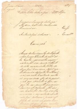 Execução de Antonio José de Souza