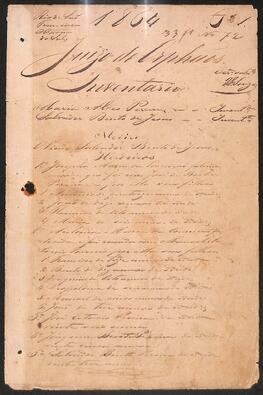 Inventário de Maria Alves Pereira