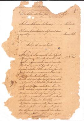 Inventário de Antônio Silveira de Souza