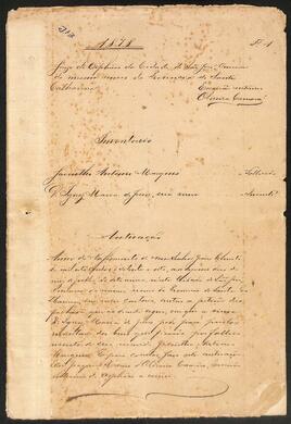 Inventário de Jacintho Antônio Marques