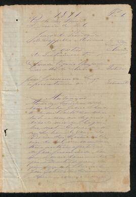 Testamento de Vigário Benjamim Carvalho de Oliveira