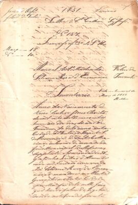 Inventário de Manoel Antônio Machado