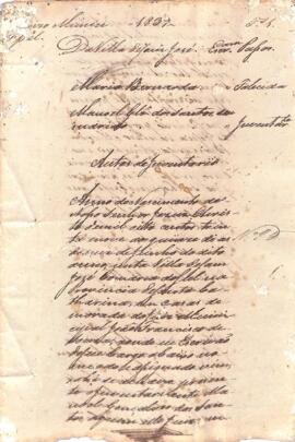 Inventário de Maria Bernarda