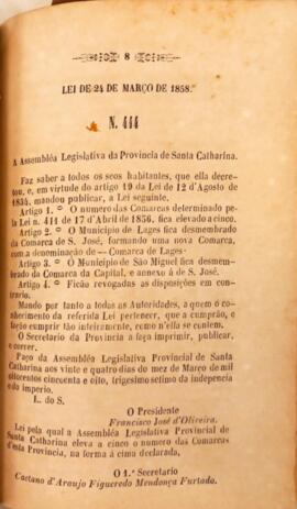 Lei nº 444, de 24 de março de 1858