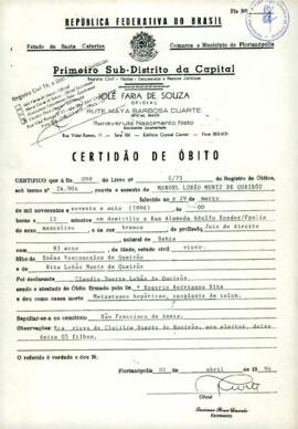Manoel Lobão Muniz de Queiroz
