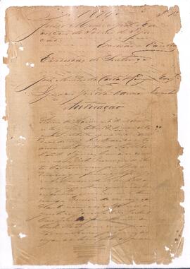 Execução de sentença contra Ignácio José Sant'Anna