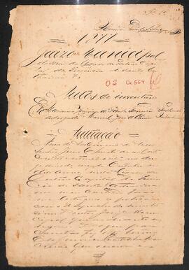 Inventário de Mariana Joaquina de Paula Fonseca