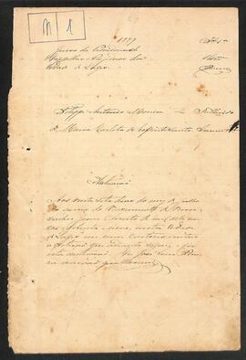 Inventário de Felippe Antonio Moreira