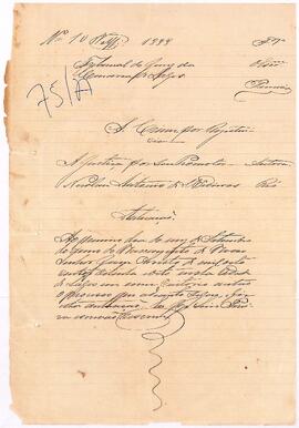 Sumário Crime de Nicolau Antônio de Medeiros