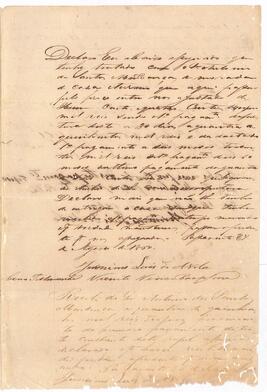 Recibos de pagamento de Jeronimo Luis de Avila