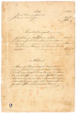 Inventário Amigável de José Thomas de Moura e Silva